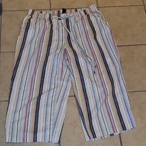Ashley Stewart Multicolor Striped Women's Pants